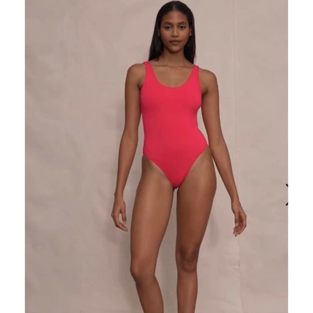 Onia Rachel One Piece Tricot Raspberry S pink